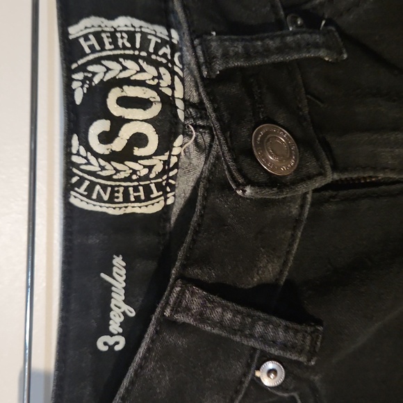 Jeggings Black. 2 regular skinny pants - Picture 2 of 4